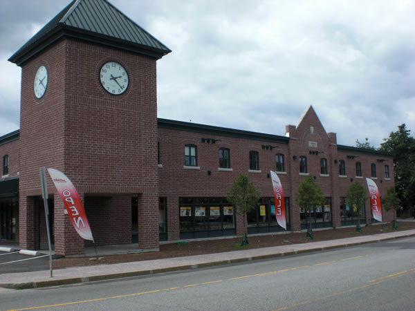 masonry retail space